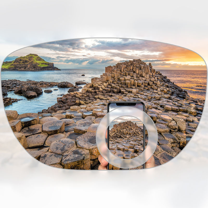 Pinaghalong Bifocal Lens